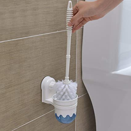 14 Inch TOILET BRUSH HOLDER MAGIC SUCTION CUP